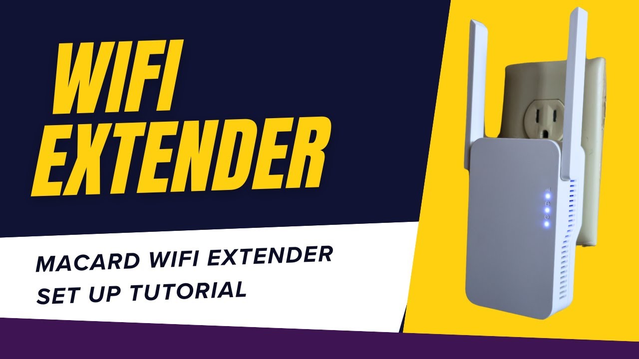 hook up Macard wifi extender